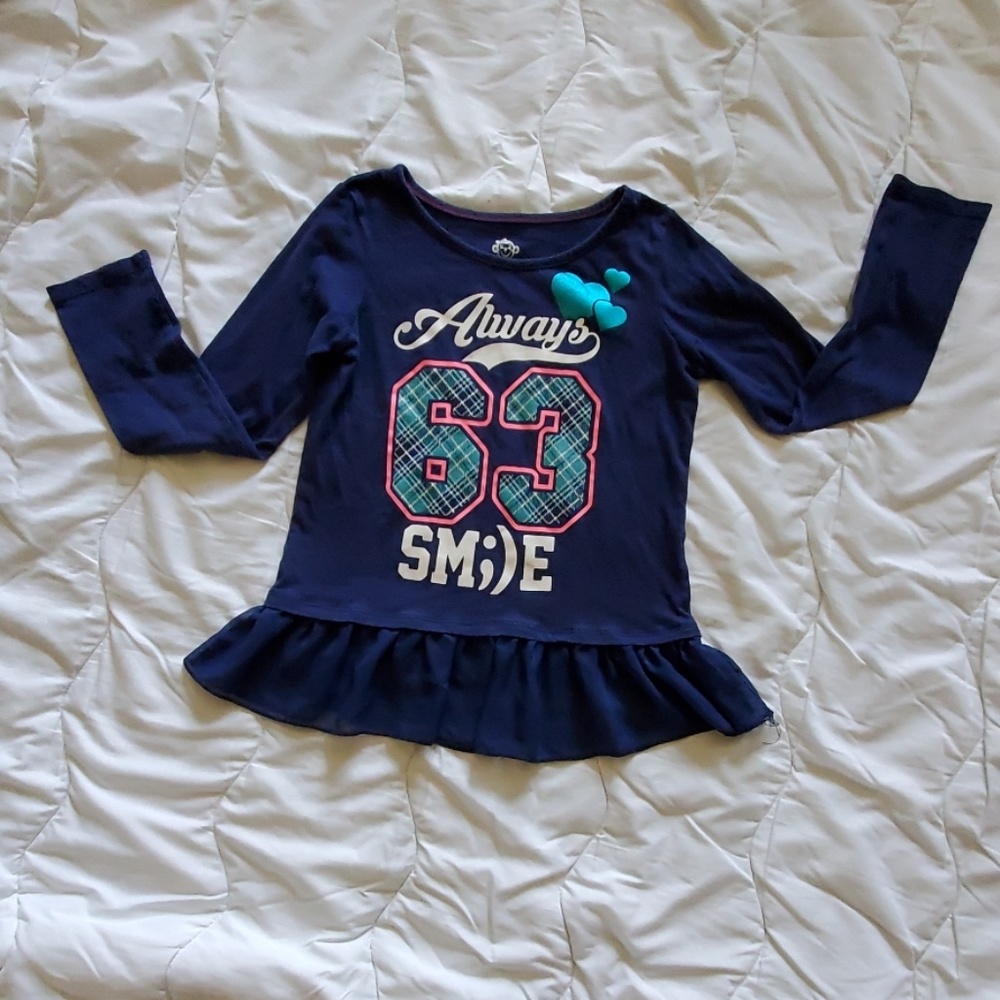 Long sleeve w/ruffle bottom